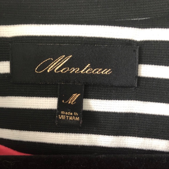 Monteau Striped Blazer M - Picture 8 of 8